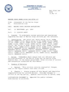 MCUB 31 Mar 03 MARINE CORPS ORDER P1020.34G W/CH 1.